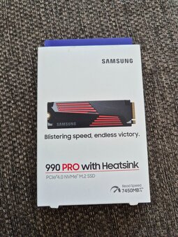 Samsung 990 pro 4.0 Nvme M.2 4tb s chladičom - 4