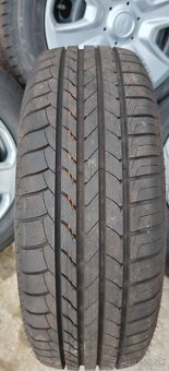 Plechové disky Ford 4x108 a letné Goodyear 195/60 R15 - 4