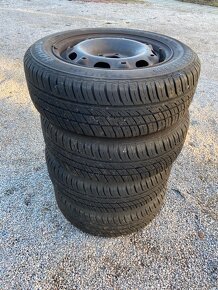 Plechové disky + pneu 185/60 R 14 - 4