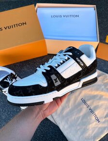 Louis Vuitton tenisky black-white Komplet balenie - 4