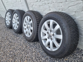 Sada zimnych hlinikovych diskov VW 15" 5x112 ET50 195/65 R15 - 4