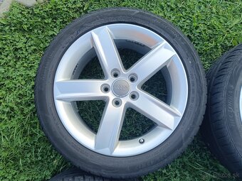 Kolesá originál Audi Ronal 5x112 r17 225/45 letné - 4