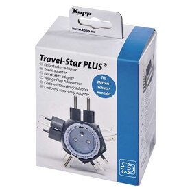 Cestovný adaptér TRAVEL-STAR PLUS - 4