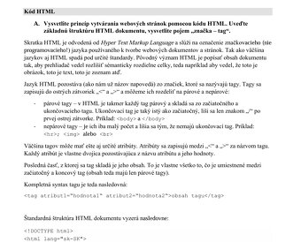 Maturitné témy z informatiky (INF) - 4