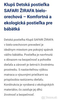 Detska postielka s matracom - 4