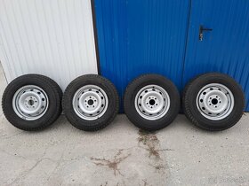 Predam nove disky 15"+nove zimne pneu na fiat ducato,peugeot - 4