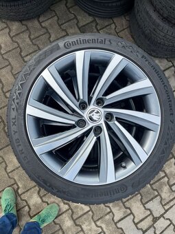 Kolesá Škoda 5x112 R18 - pneu Continental 225/45 R18 - 4