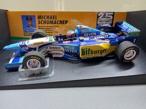 F1 BENETTON B195 MILD SEVEN PACIFIC 1995 SCHUMACHER 1:18 - 4