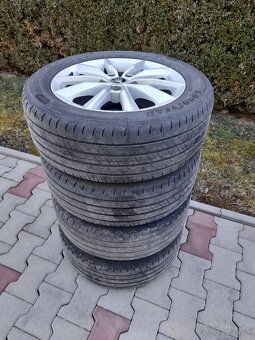 Letné pneumatiky/ Elektróny originál Škoda 205/55 r16 - 4