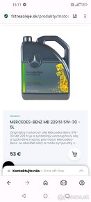 Olej mercedes 5w30 2x5l - 4