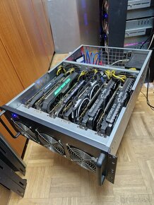 Predám kompletný mining rig s 6ks NVIDIA GTX 1080Ti - 4