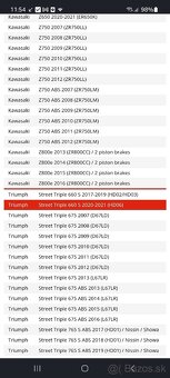 Predám brzdové doštičky SBS 627SP 2balenia - 4