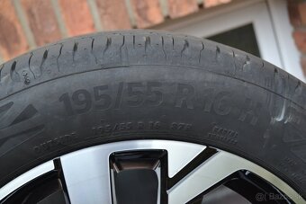 5x100 R16 Letna sada Original VW Polo + 195/55 R16 Cont. - 4