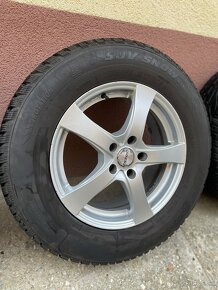 Obuté Alu disky 5x112 R17 zimné pneumatiky. - 4