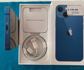 Predam APPLE IPHONE 13 MINI 128GB BLUE- Top stav - 4