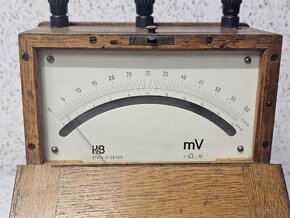 ☆ 20 ~ 30 roky 20.storočia H&B Hartmann & Braun / mV - meter - 4