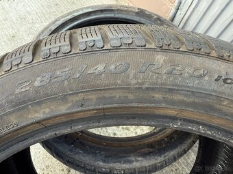 Zimne pneumatiky PIRELLI dvojrozmer 245/45 + 285/40 R20 - 4