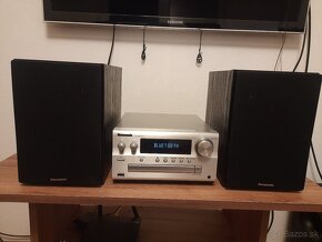 Predám strieborný stereo audio systém Panasonic SA-PMX 74 - 4