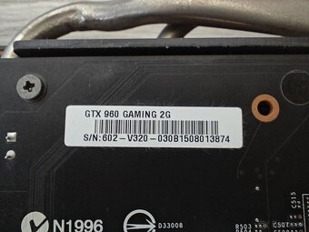 MSI GTX 960 GAMING 2G - 4