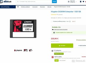 2,5" Kingston DC600M Enterprise 1/2/4 TB - Extrém životnosť. - 4