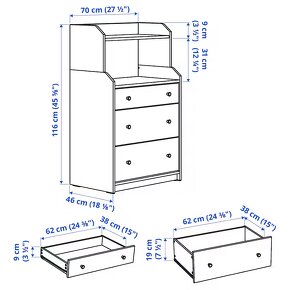 Hauga IKEA skrinka - 4