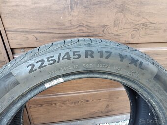 Predám prémiové letné pneumatiky 225/45 r17 Continental - 4