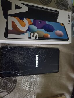 Samsung A21s puknutý displej funkčný - 4