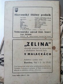 Slovenské liečivé rastliny časopis 1941 Slovenský Štát - 4