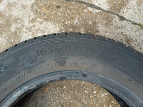 2 zimne pneu BARUM POLARIS 5 165/70 R14 - 4