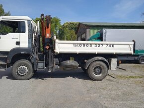 Man tga 4x4 trojstrany sklapač s hydraulickou rukou - 4