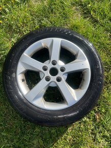 Predám Alu Škoda 5x112 R16 205/55 R16 zimné - 4