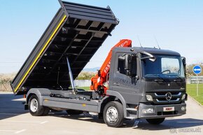 MERCEDES ATEGO 1224 TROJSTRANNÝ SKLÁPAČ + HYDR. RUKA - EU-5 - 4