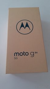 Motorola G84 5G 12/256GB BLUE - nerozbaleny + sklo - 4