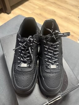 Nike Air Force 1 Supreme black - 4