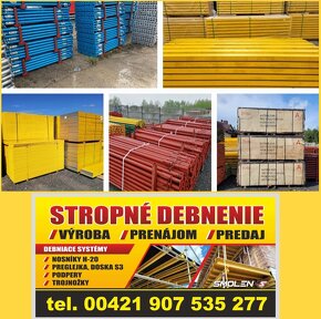 Stropne debnenie box 100m2 - 4