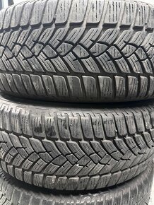 Zimné pneumatiky Fulda 215/60 R16 + plechové disky 5x112 - 4