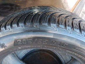 2x zimné pneumatiky 205/55 r16 - 4