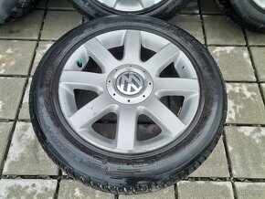 Alu disky 5x112 R16 VW + 205/55 R16 letné pneumatiky - 4