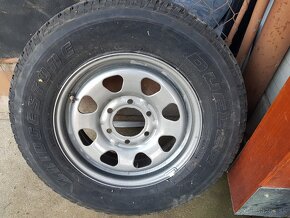 Original disky NISSAN 6x139,7 R16 + PNEU 205 R16 - 4