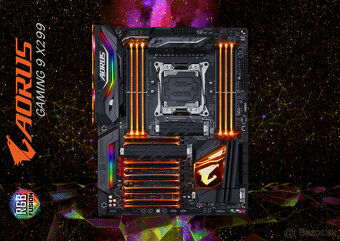 GIGABYTE X299 AORUS Gaming 9/CPU i9 7900X/Aorus Liquid Cool - 4