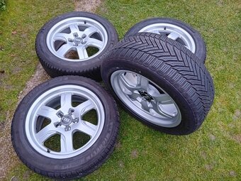 17" ALU 5x112 orig AUDI + zimné 225/50 r17 Michelin cez 8mm - 4