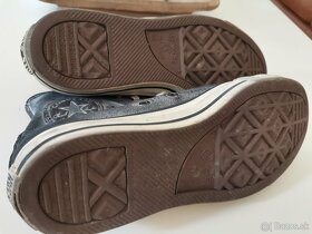 Converse kožené sivé tenisky, veľkosť 5,5 - 4