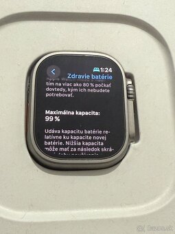 Predám Apple Watch Ultra 2 49mm Natural Titan Stav nových - 4