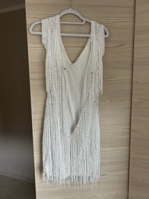 Šaty Nadine Merabi Sadie white dress S/M - 4