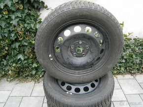 Predám 4x zimné pneu + disky 5x112 BRIDGESTONE 205/55 R16 91 - 4