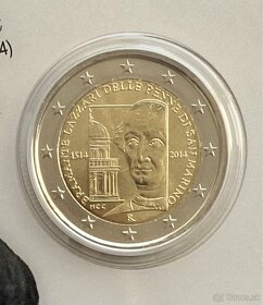 2 Euro pamatne mince San Marino - original vo foldroch - 4