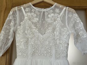 Svadobné šaty- biele - 4