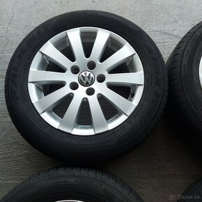 16"Elektróny originál Volkswagen Sharan Passat 5x112 letné - 4