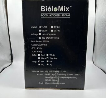 Profesionálny stolný mixér BioloMix/2200 W - 4