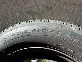 Plechové disky ŠKODA, Volkswagen 215/60 R16 Dunlop - 4